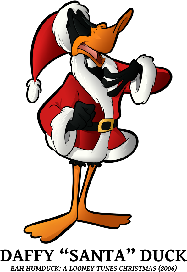 Daffy Duck Santa Costume Looney Tunes