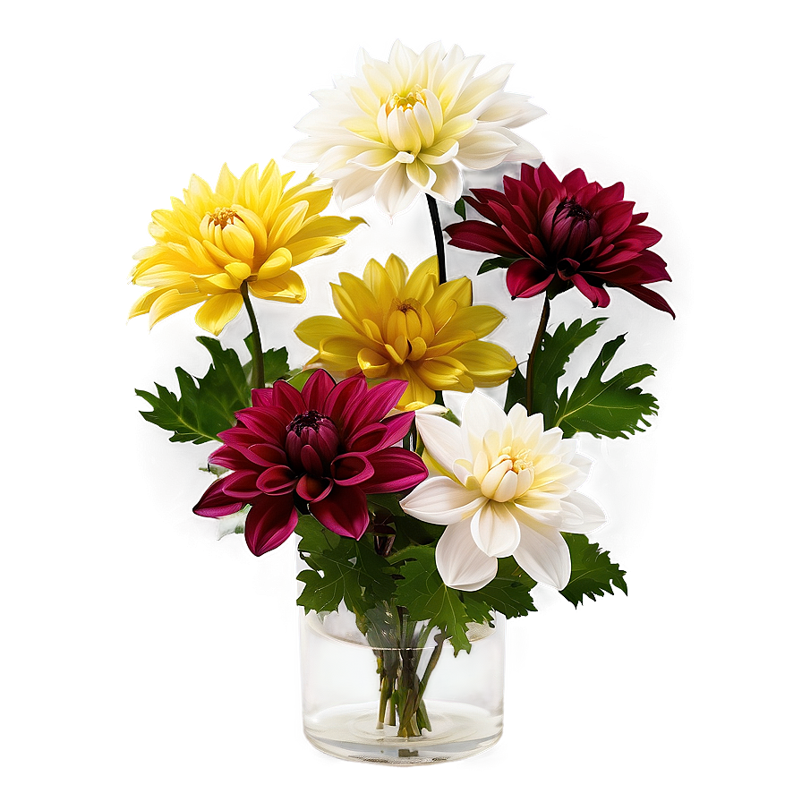 Dahlia Floral Arrangement Png Uld24