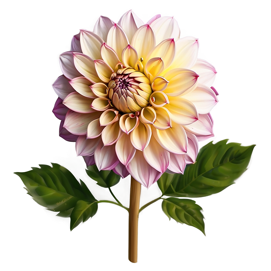 Dahlia Flower Illustration Png 06112024