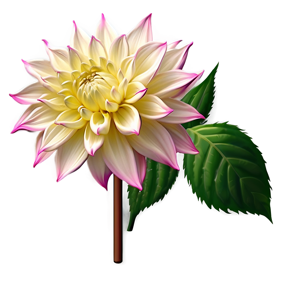 Dahlia Flower Illustration Png Gua