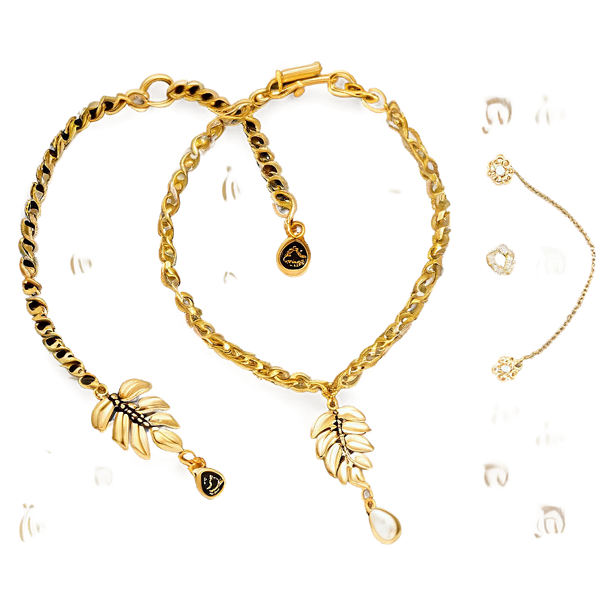 Dainty Anklets Collection Png 39