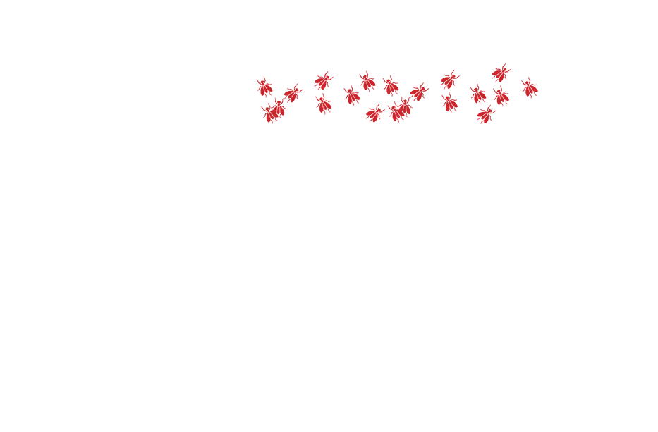 Dairy Cow Silhouettewith Flowers