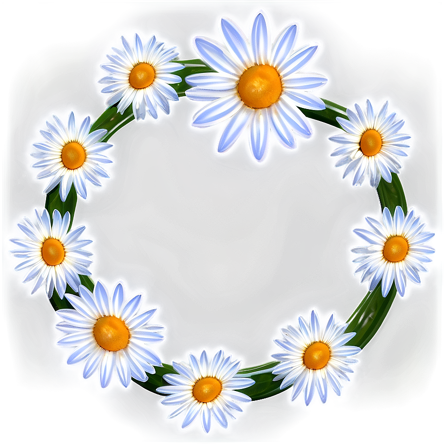 Daisies Chain Border Png 76