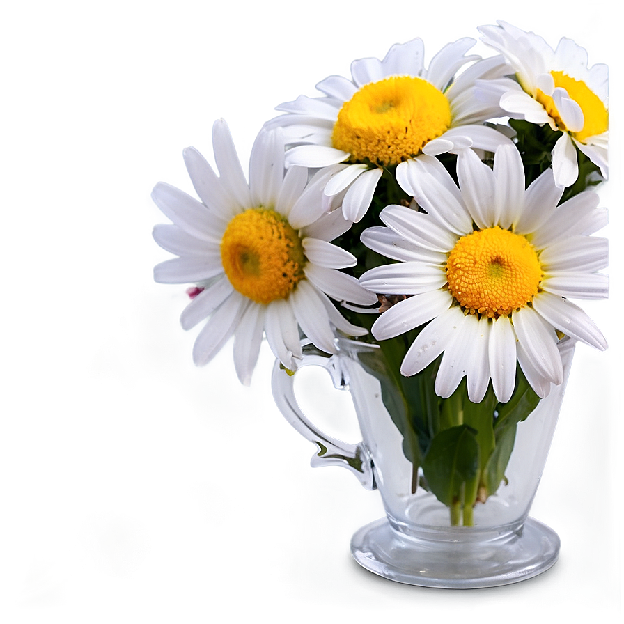 Daisies In Pitcher Png Xnq