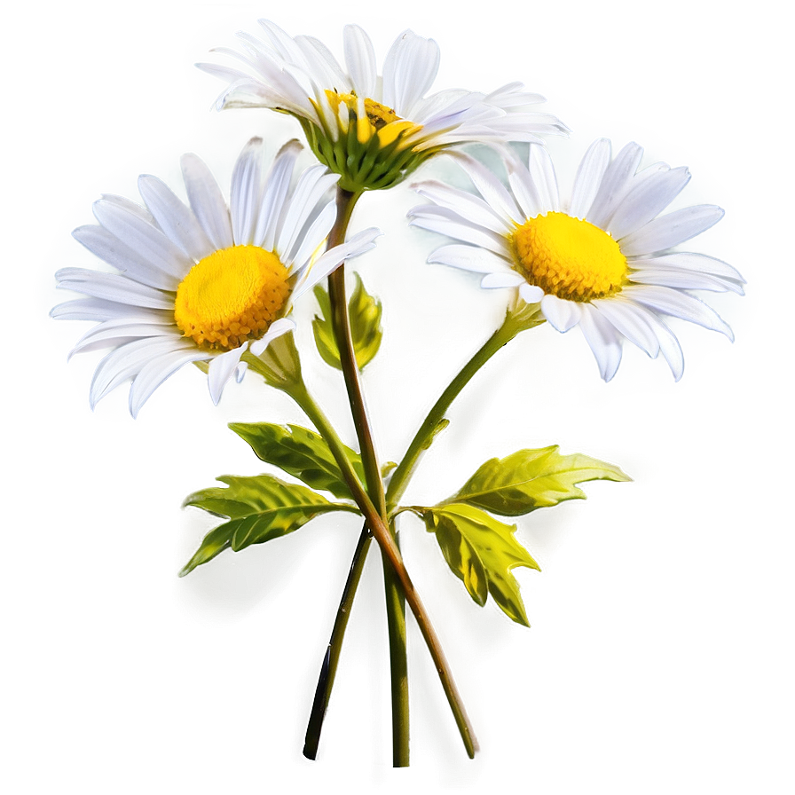 Daisies In Wild Nature Png 06122024