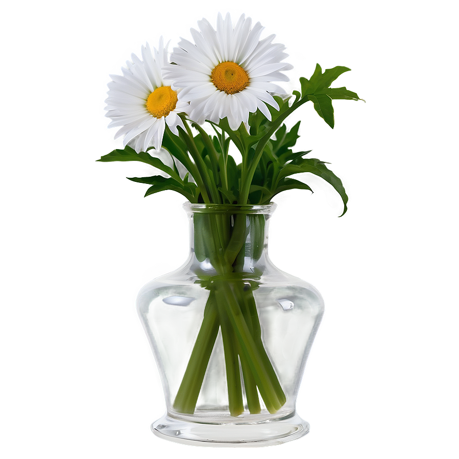 Daisy Flowers In Vase Png 06272024