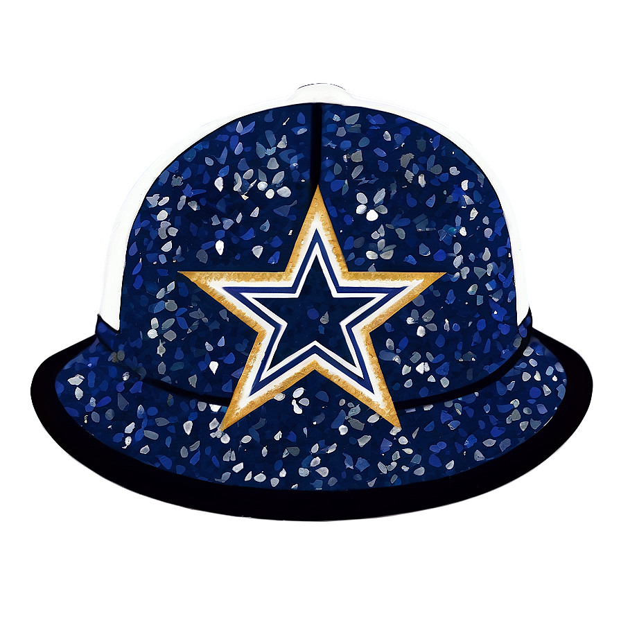 Dallas Cowboys Glitter Hat Png 06292024