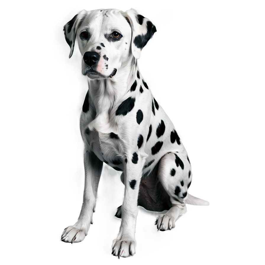 Dalmatian Clipart Black And White Png Ksp