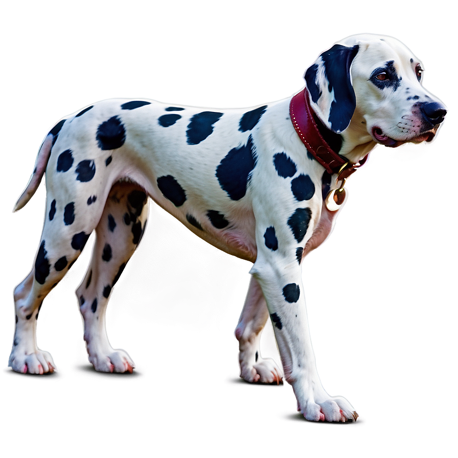 Dalmatian Dog Walking Side View Png 94