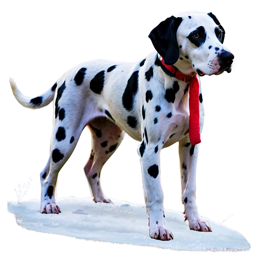 Dalmatian In Snow Scene Png 32