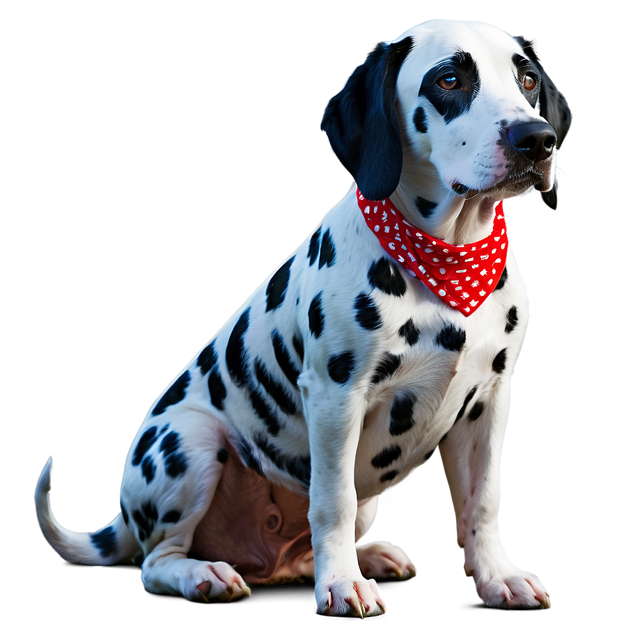 Dalmatian Wearing Bandana Png Soa22