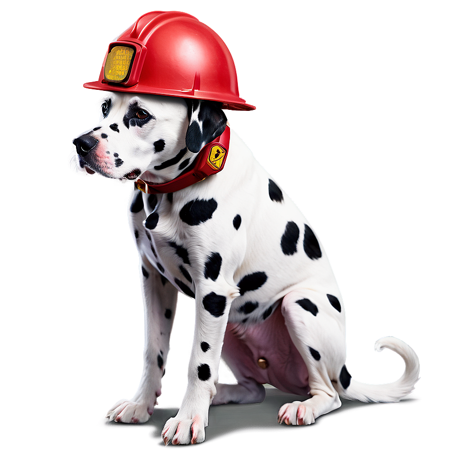 Dalmatian With Fire Helmet Png 80