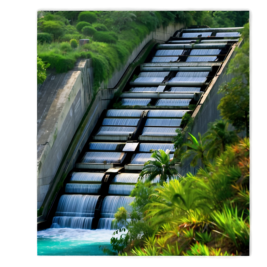 Dam Generating Clean Energy Png 64