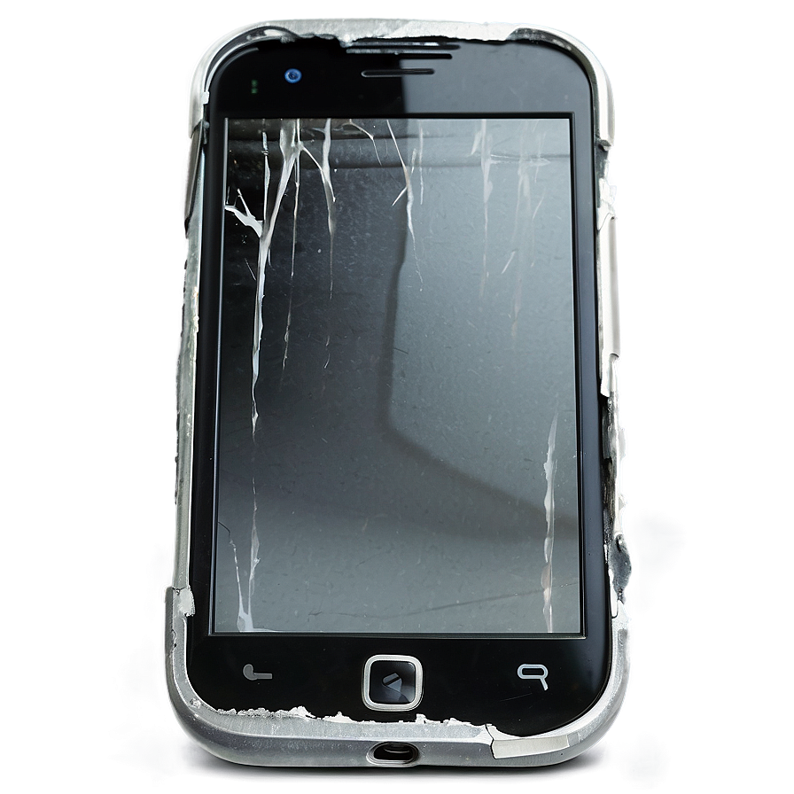 Damaged Smartphone Png Bud