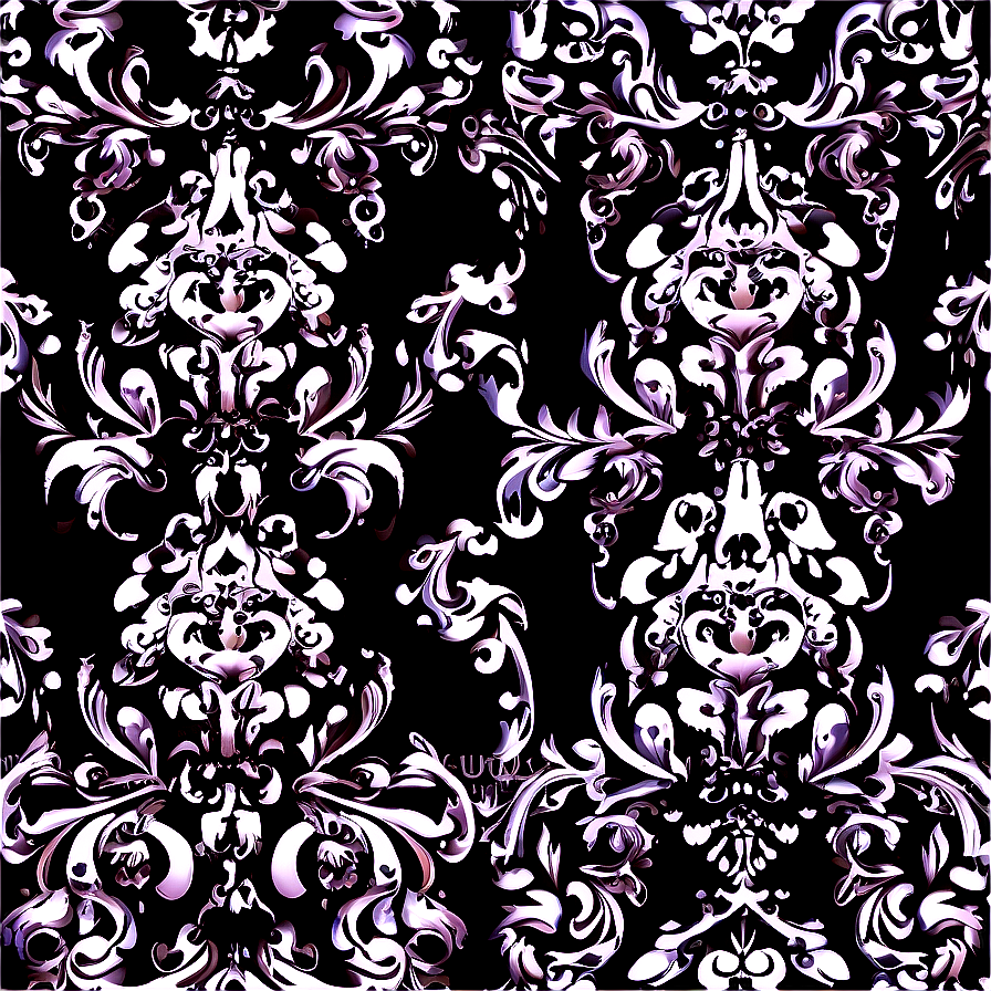 Damask Print Png 63