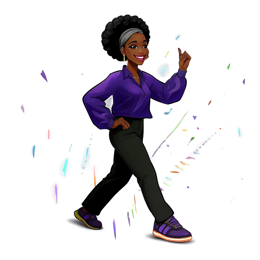 Dancing Black Girl Cartoon Png 82