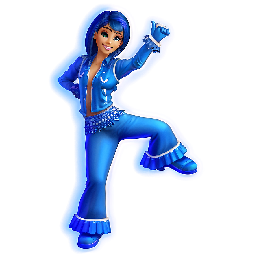 Dancing Blue Emoji Png 05252024