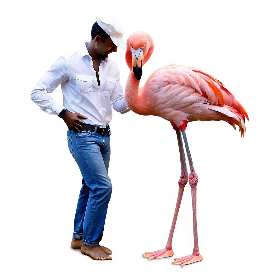 Dancing Flamingo Couple Png Ltm