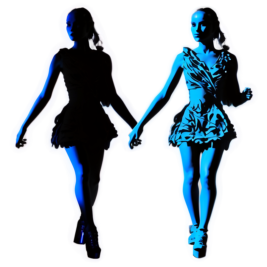 Dancing Girl Silhouette Png Ovj