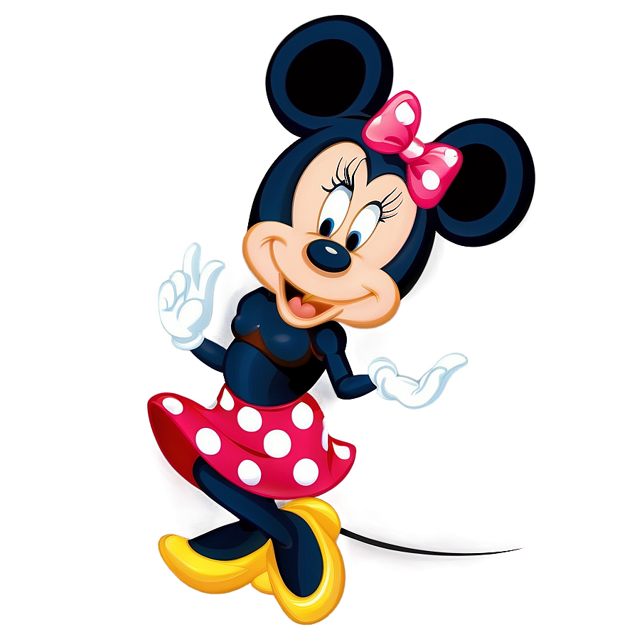 Dancing Minnie Mouse Clipart Png 05032024