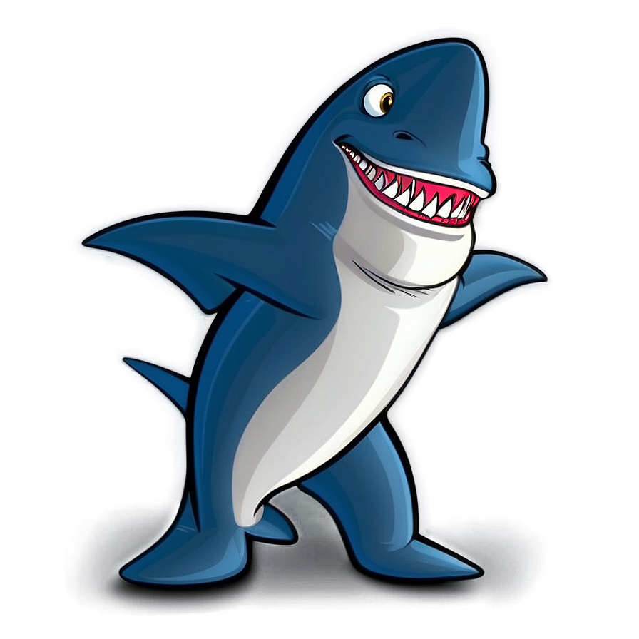 Dancing Shark Cartoon Png 06262024