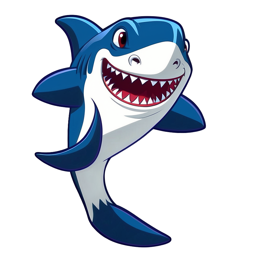 Dancing Shark Cartoon Png Tmn