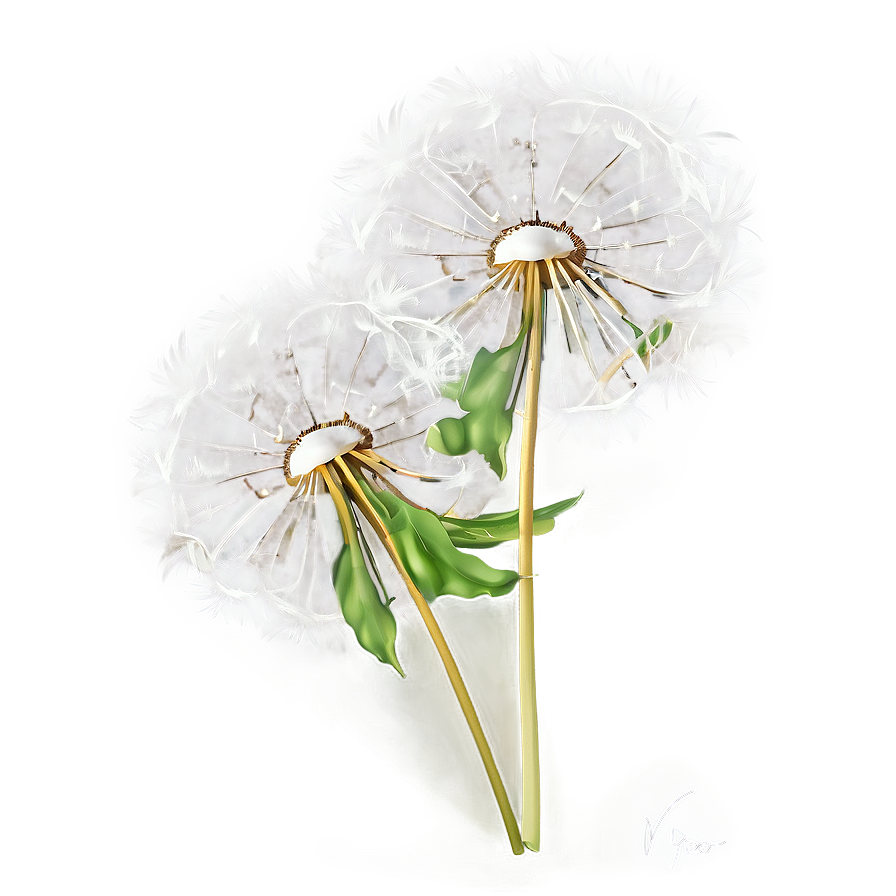 Dandelion Airy Fluff Png 05242024