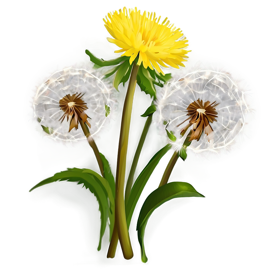 Dandelion Bouquet Png Nhq