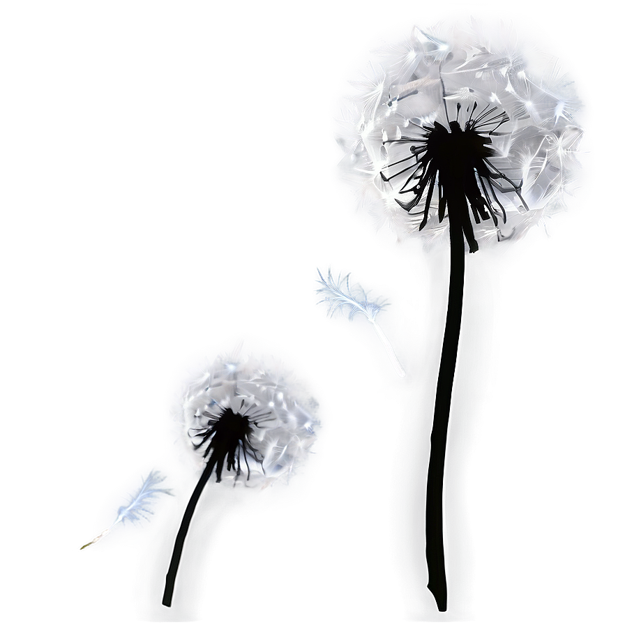 Dandelion Silhouette Png Kcp81