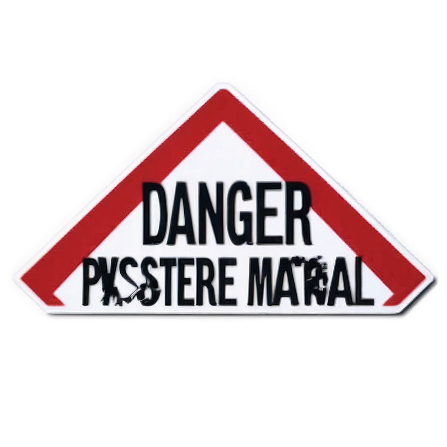 Danger Corrosive Material Png 32