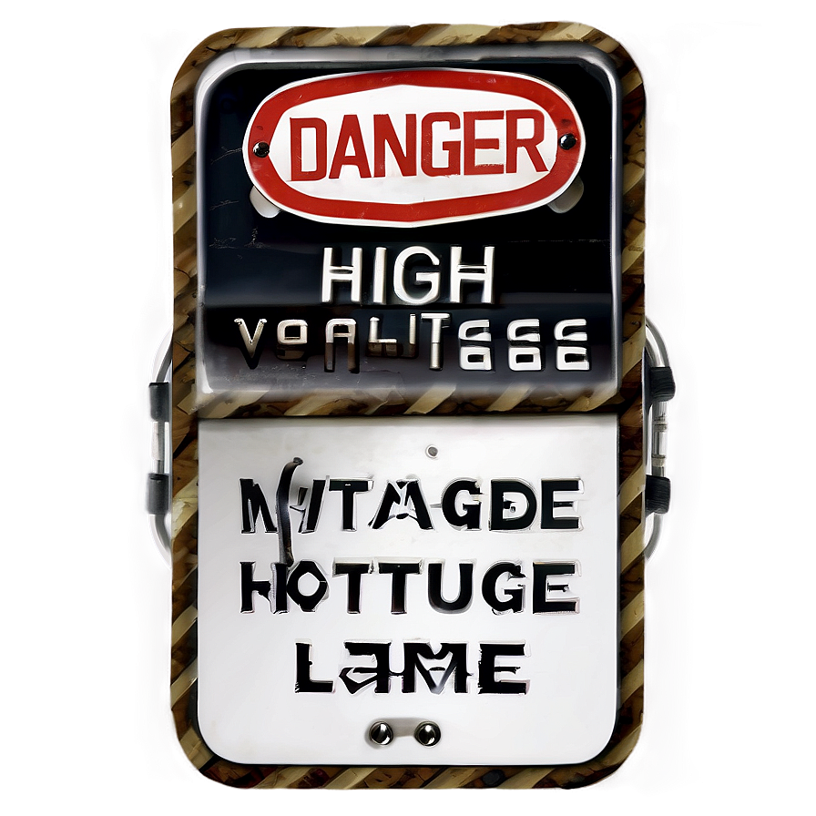 Danger High Voltage Png Taf