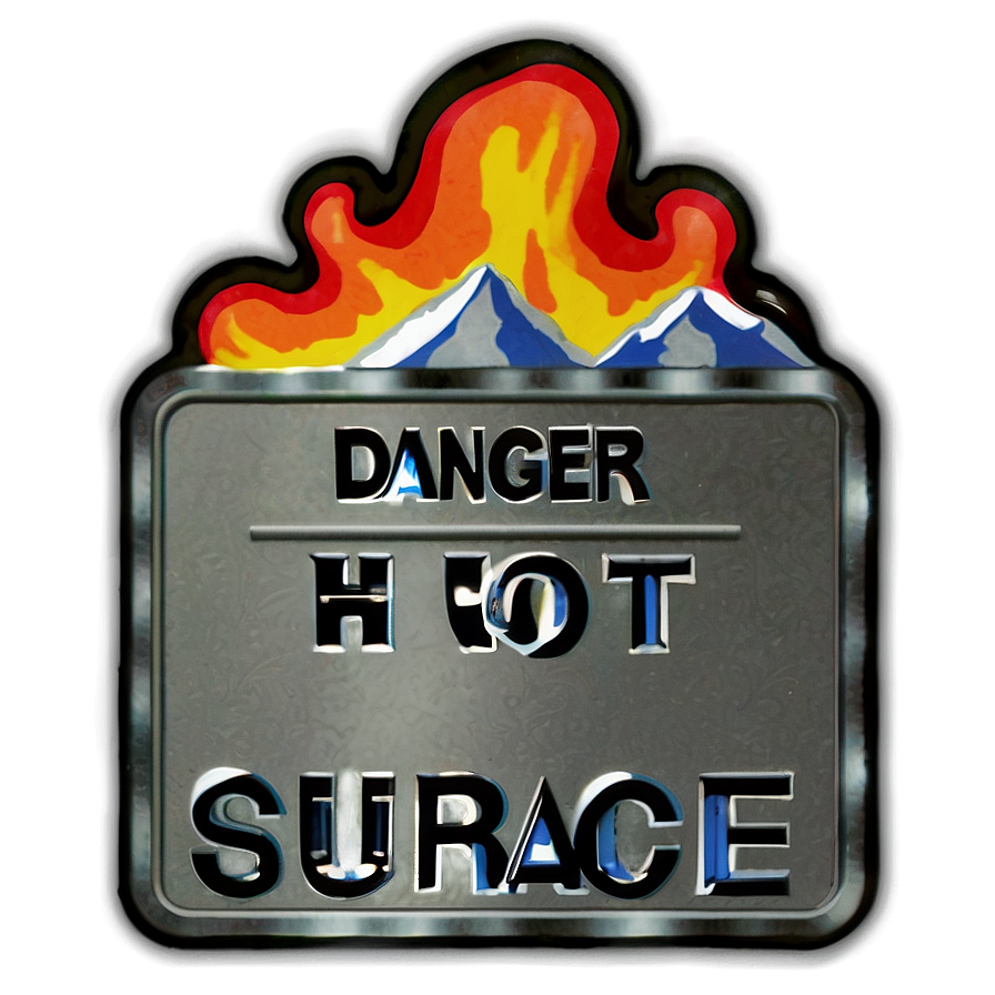 Danger Hot Surface Png 06112024