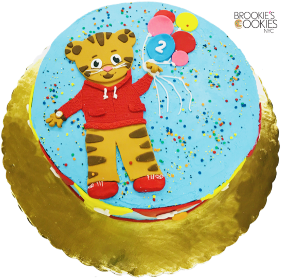 Daniel Tiger Themed Birthday Cake