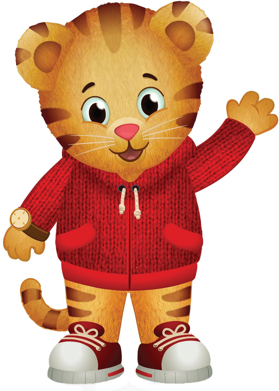 Daniel Tiger Waving Character