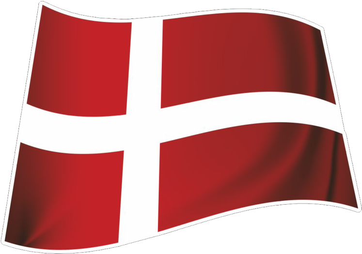 Danish Flag Waving