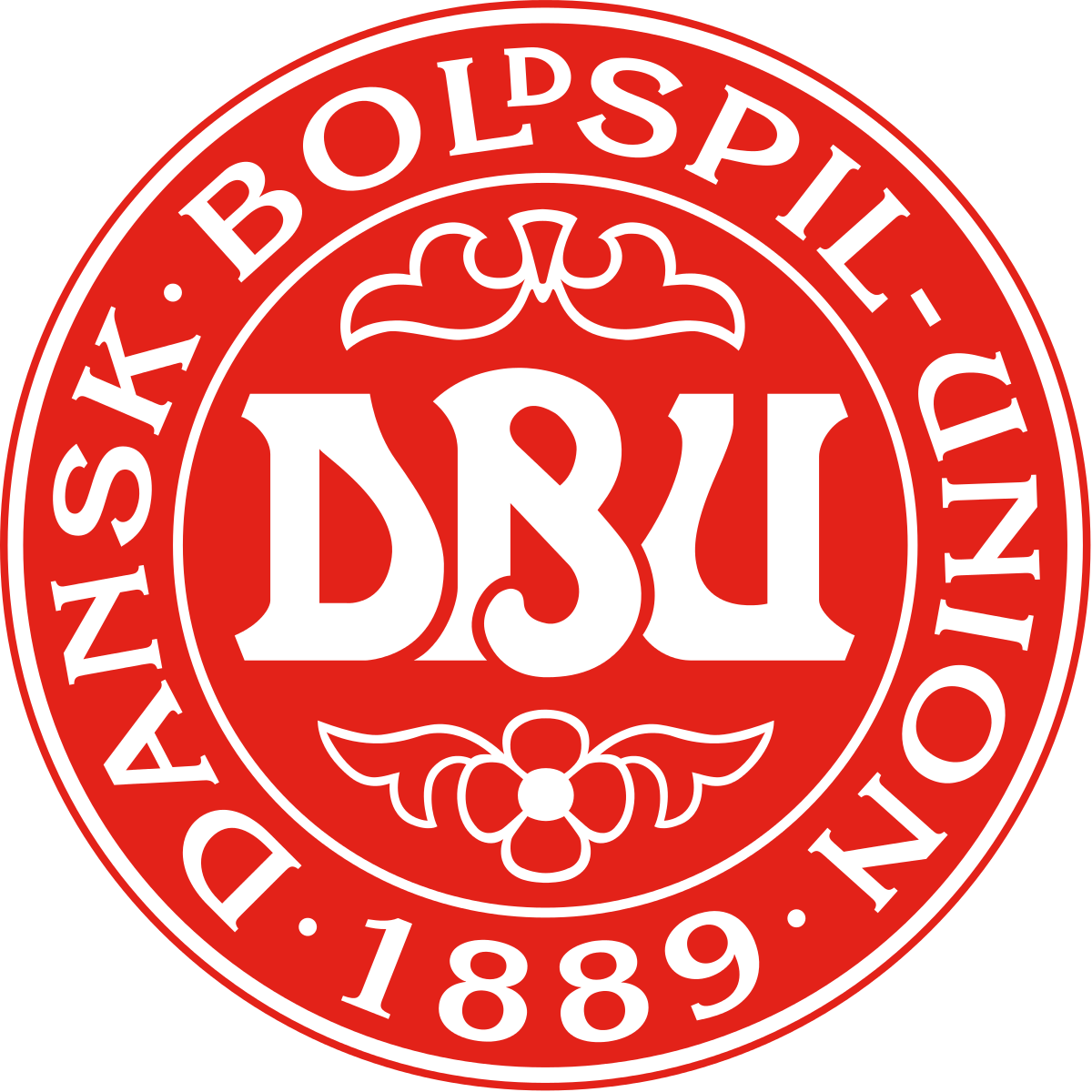 Danish Football Association Logo D B U