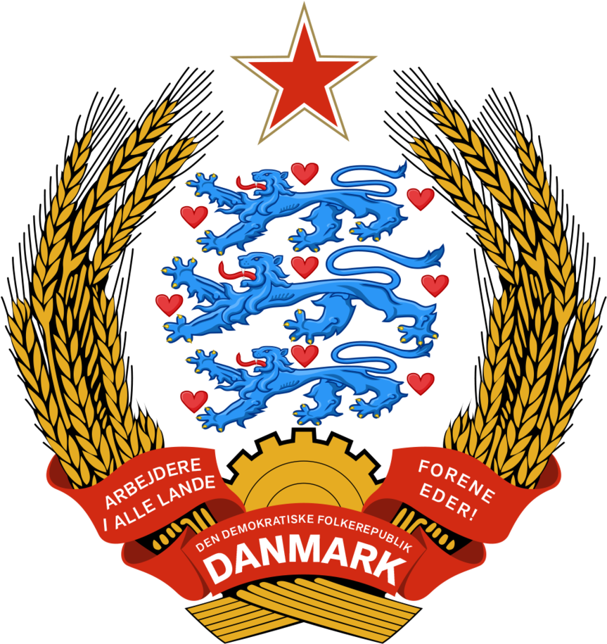 Danish Peoples Republic Coatof Arms