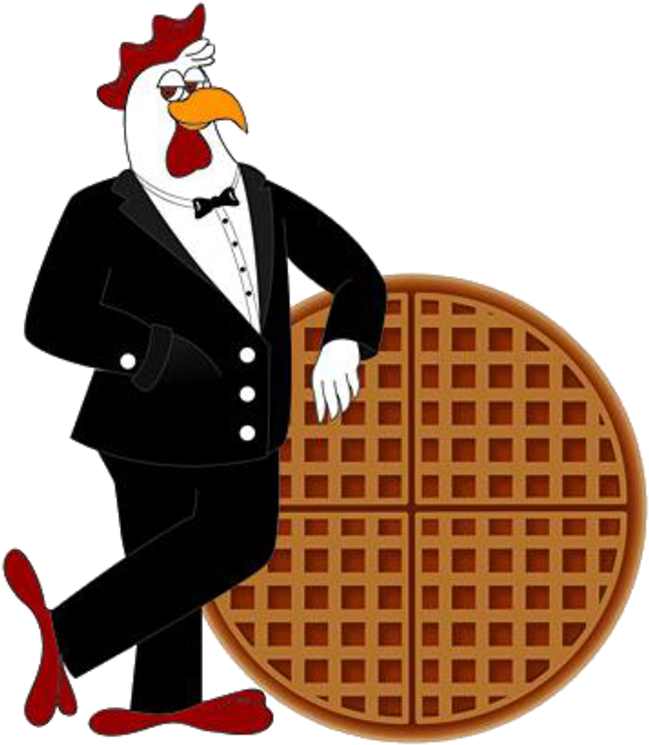 Dapper Chicken With Waffle