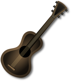 Dark Acoustic Guitar Graphic