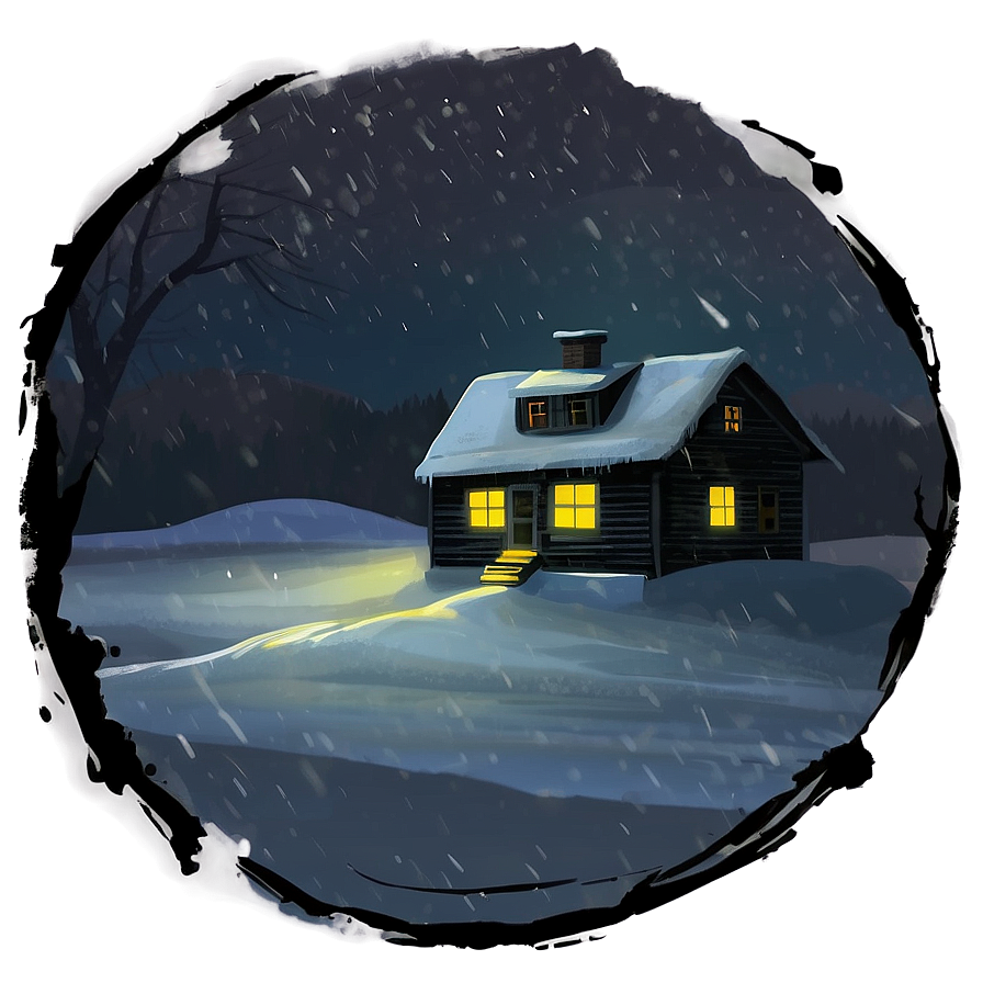 Dark Blizzard Night Png 87 Image