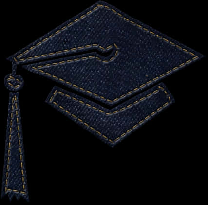 Dark Blue Graduation Cap