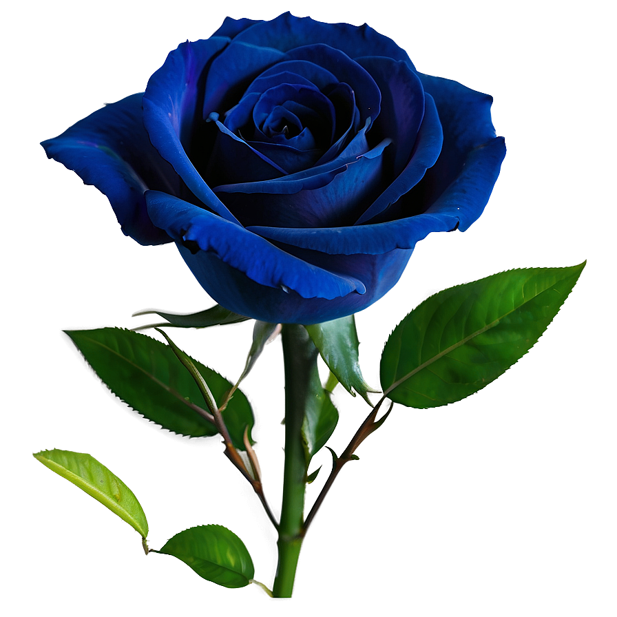 Dark Blue Rose Png Hcv