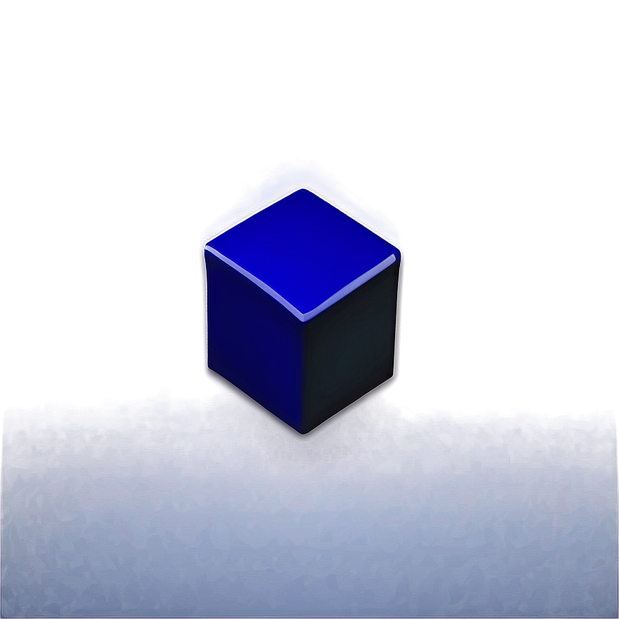 Dark Blue Square Art Png Pps35