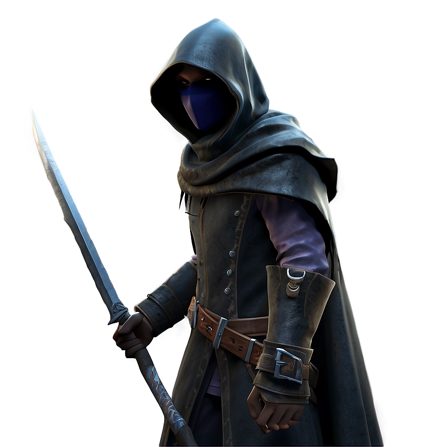 Dark Cloaked Rogue Png 98