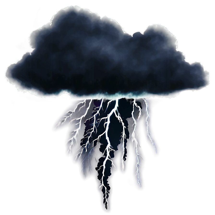 Dark Clouds Thunderstorm Png Pgk86