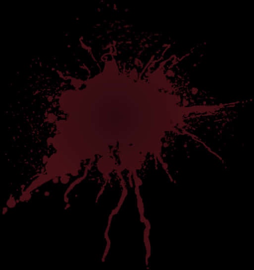 Dark Crimson Blood Splatter Pattern