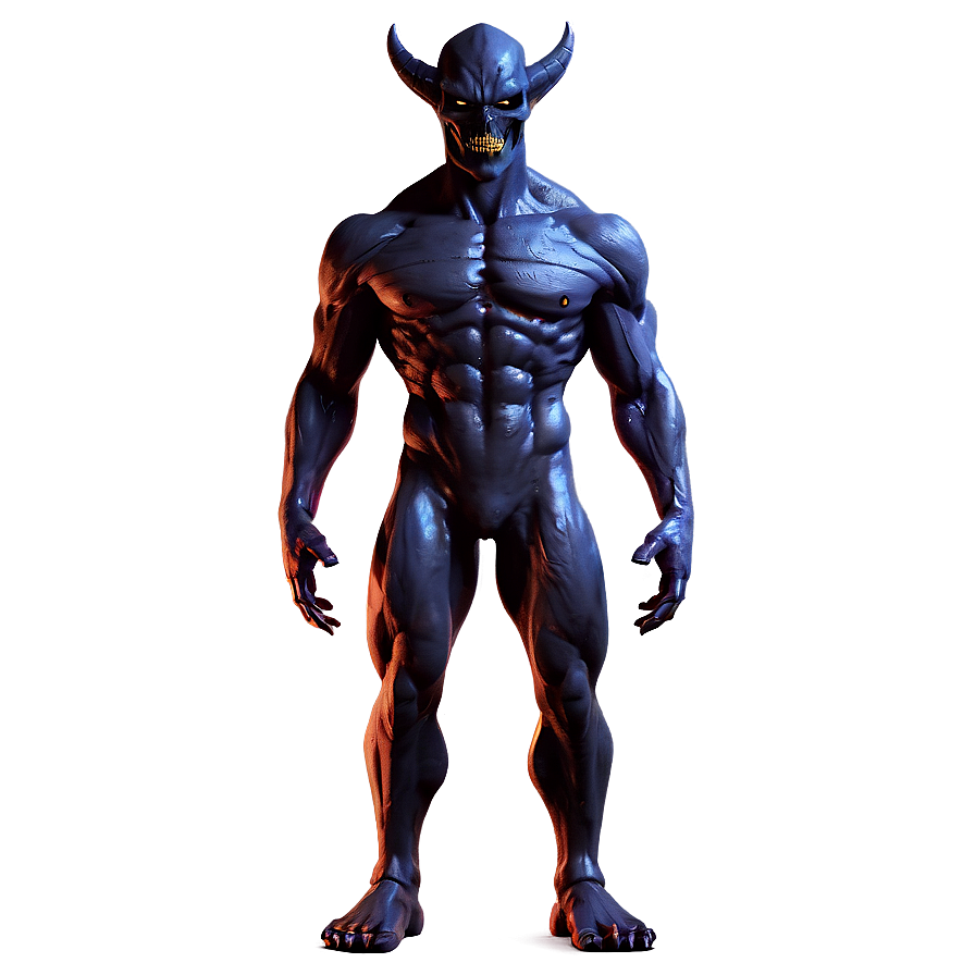 Dark Demon Figure Png Ikh