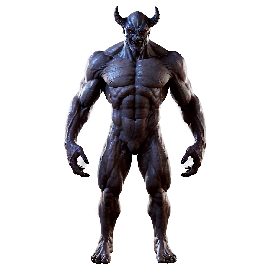 Dark Demon Figure Png Mha