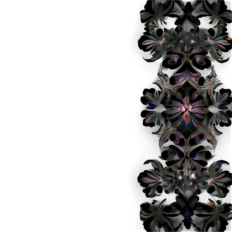 Dark Floral Pattern Png 06202024