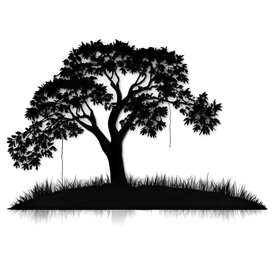 Dark Forest Silhouette Png Asw29